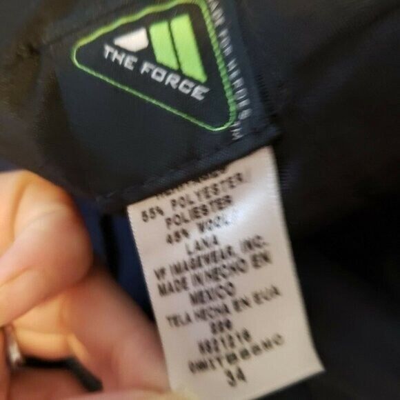 The Force Mens Size 34 Blue  Solid Dress Pants - Picture 2 of 10